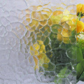 Clear patterned glass